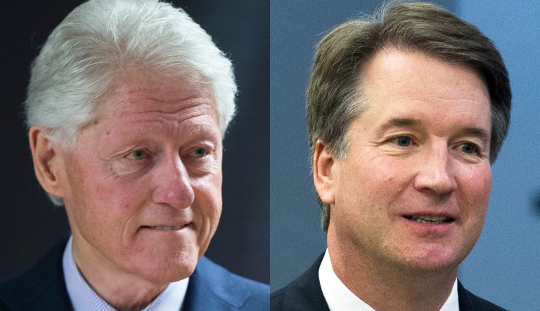 Bill Clinton, Brett Kavanaugh.