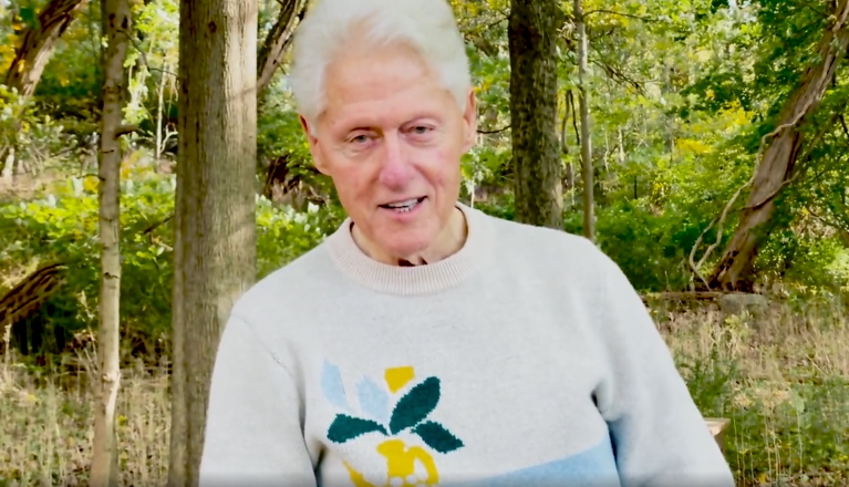 Screenshot, former President Bill Clinton's Twitter