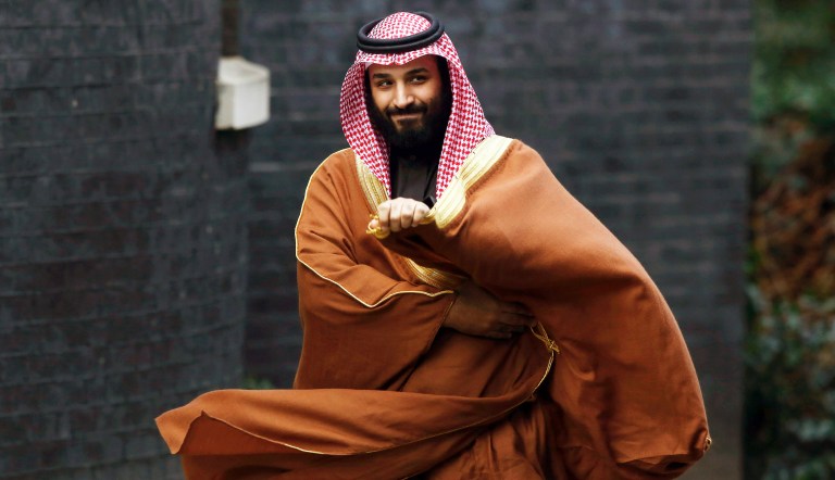Bloomberg Best of the Year 2018: Mohammed bin Salman, Saudi Arabia's crown prince, arrives to meet Theresa May, U.K. prime minister, at number 10 Downing Street in London, U.K., on Wednesday, March 7, 2018. 