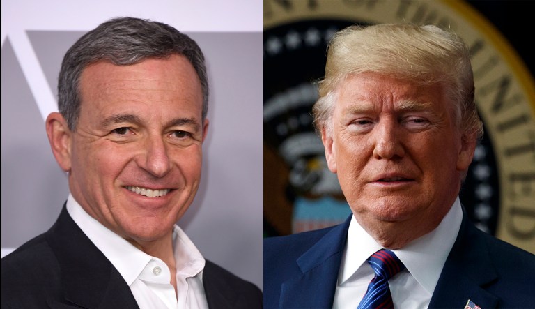 Bob Iger and President Trump