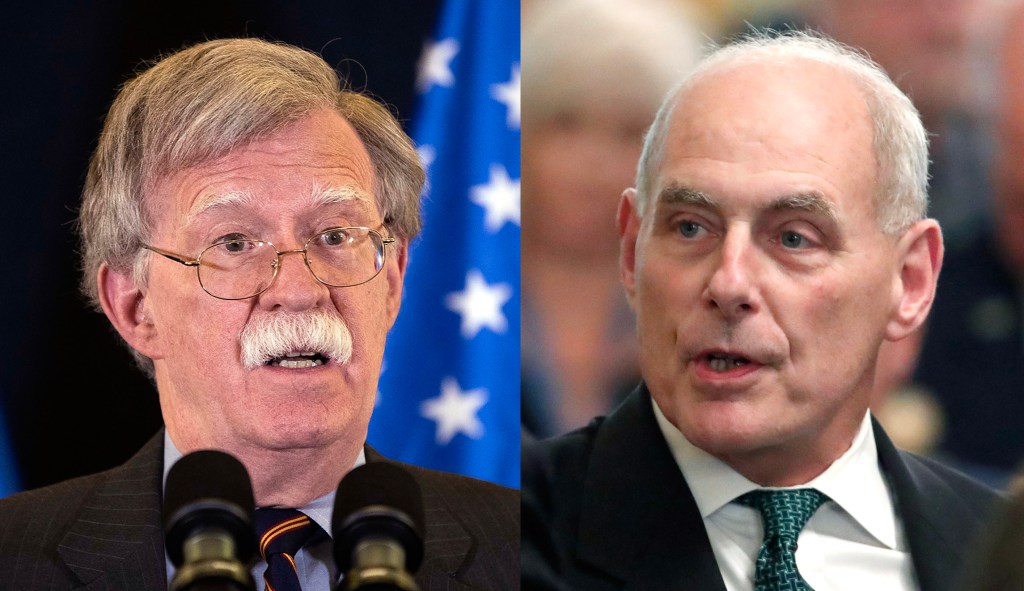 John Kelly: ‘I believe John Bolton’