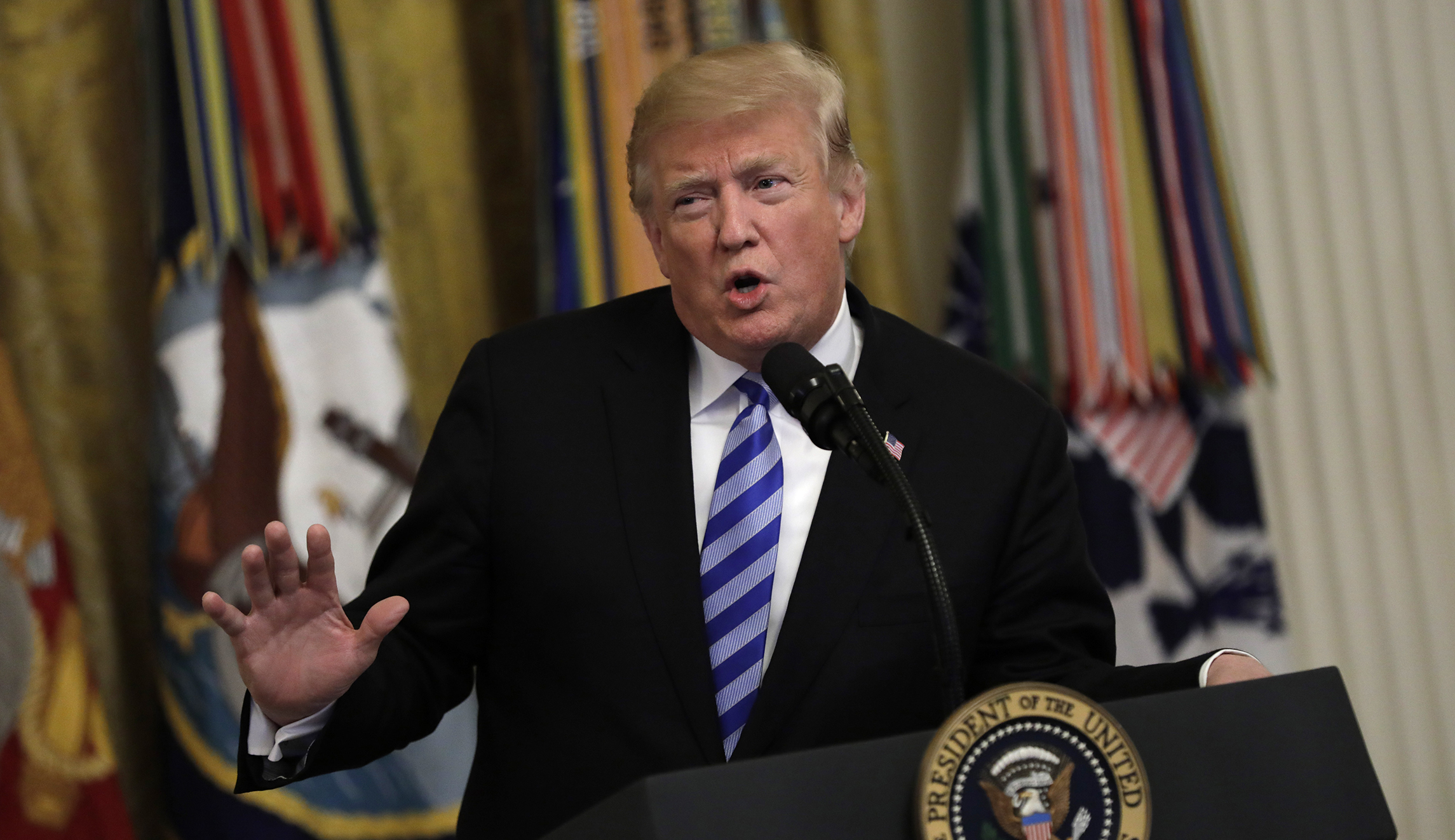 Trump: ‘Bomb stuff’ slowing momentum for Republicans in run-up to midterms