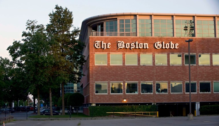 The Boston Globe building in the Dorchester section of Boston, Massacusettes on Monday,  July 6, 2009.