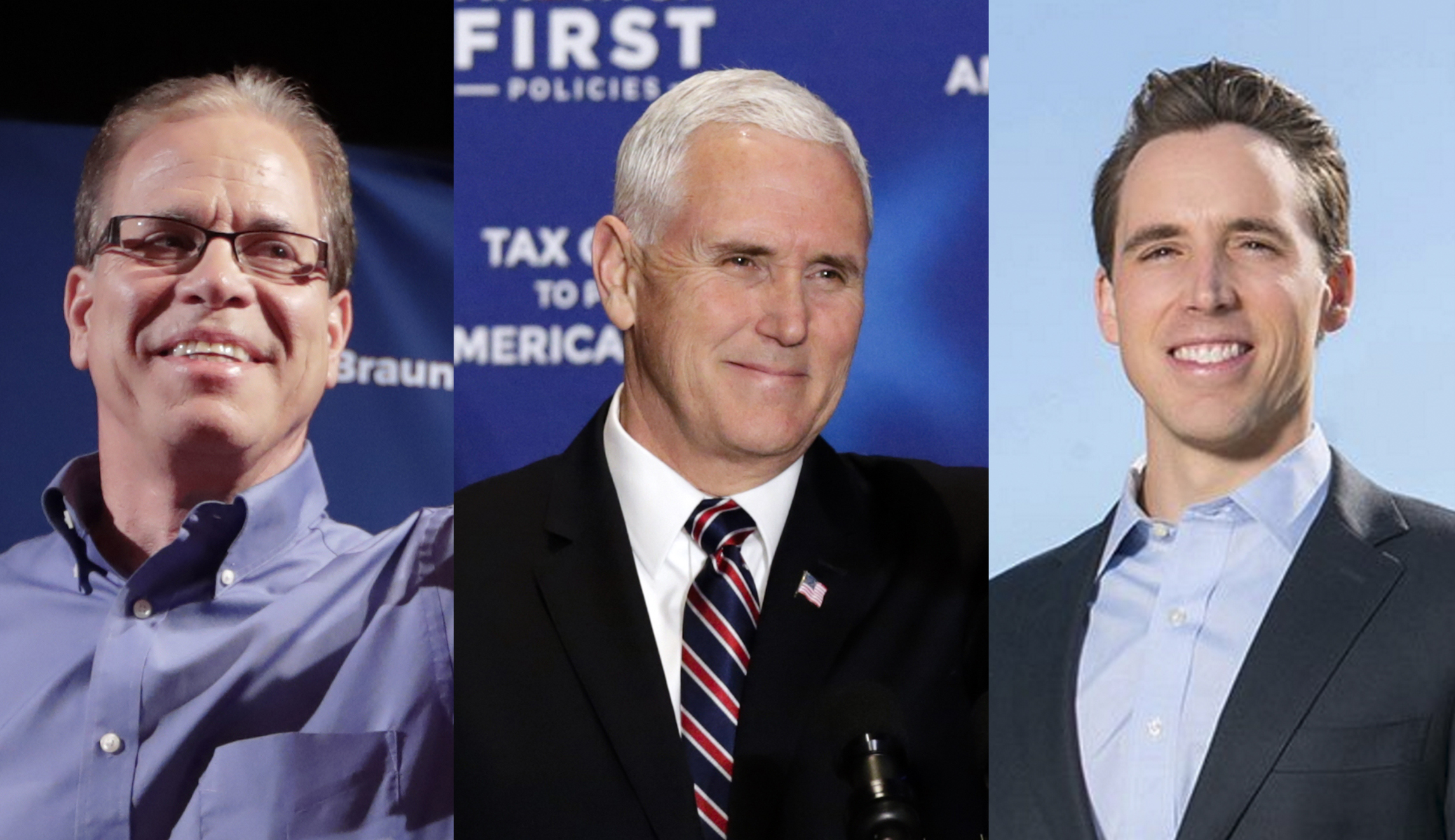 Pence plans joint fundraiser in Indianapolis for Mike Braun and Josh Hawley