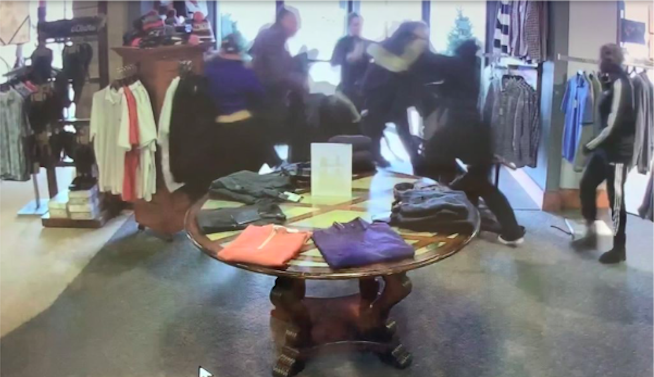 WATCH: Employees fight back against shoplifters attempting to steal $16,000 in jackets