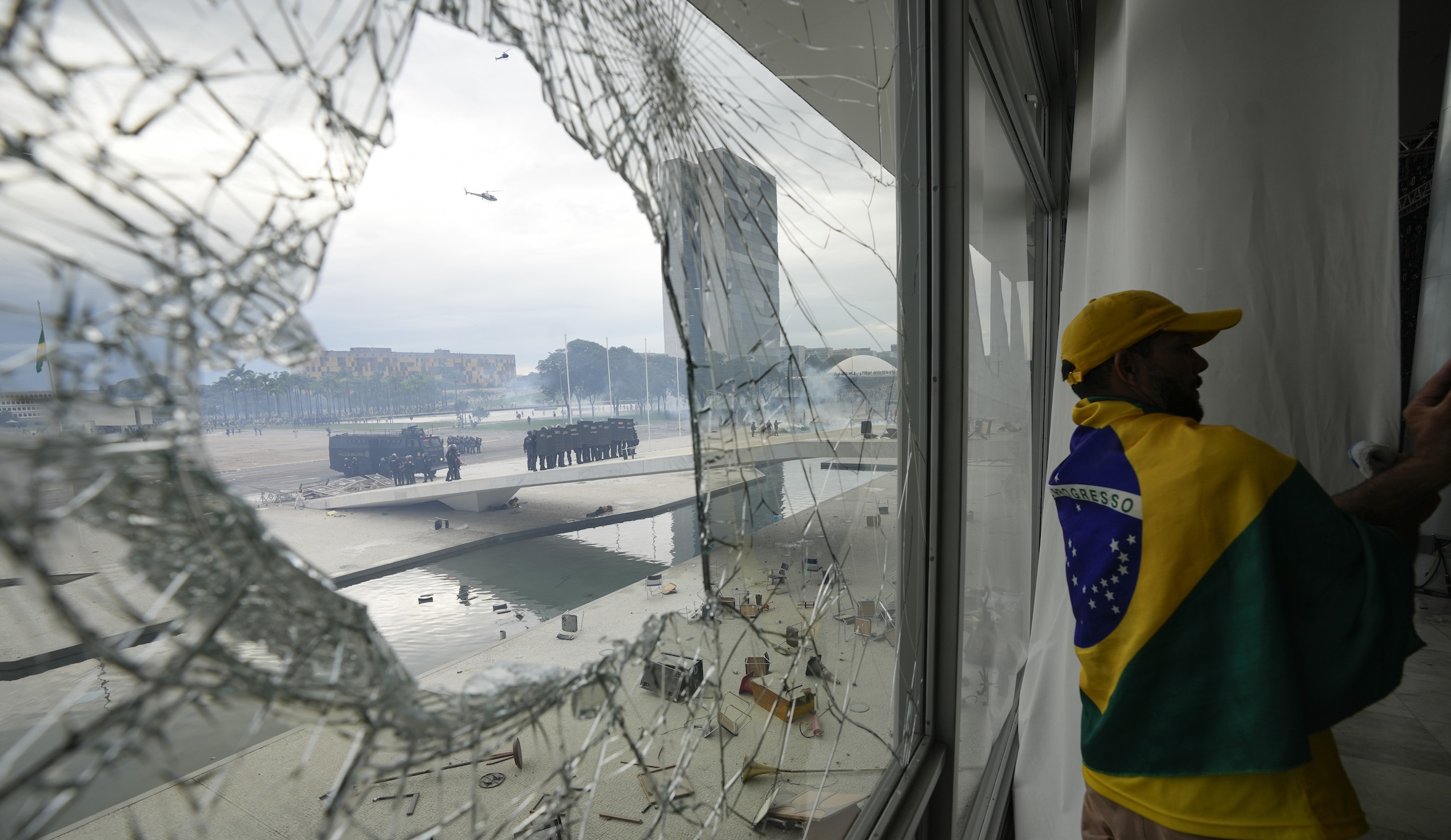 US ‘standing by’ to assist Brazilian investigation of Bolsonaro role in riot