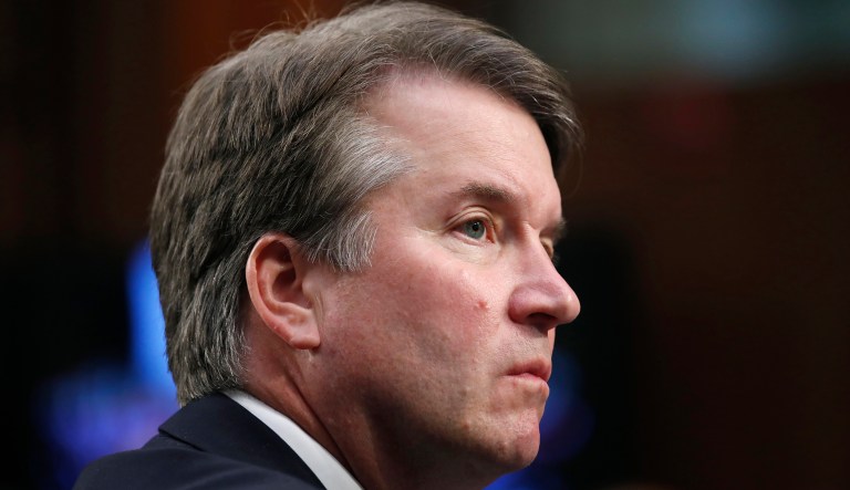 President Donald Trump's Supreme Court nominee Brett Kavanaugh testifies before the Senate Judiciary Committee on Capitol Hill in Washington, Thursday, Sept. 6, 2018, for the third day of his confirmation hearing to replace retired Justice Anthony Kennedy.