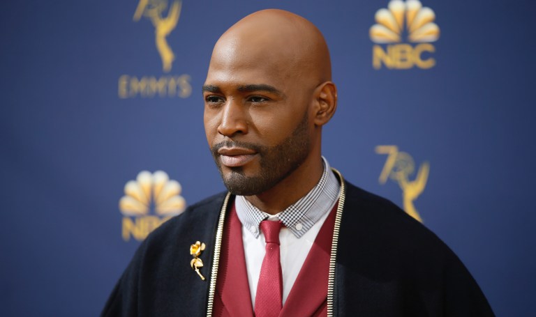 Karamo Brown arrives at the 70th Primetime Emmy Awards on Monday, Sept. 17, 2018, at the Microsoft Theater in Los Angeles.