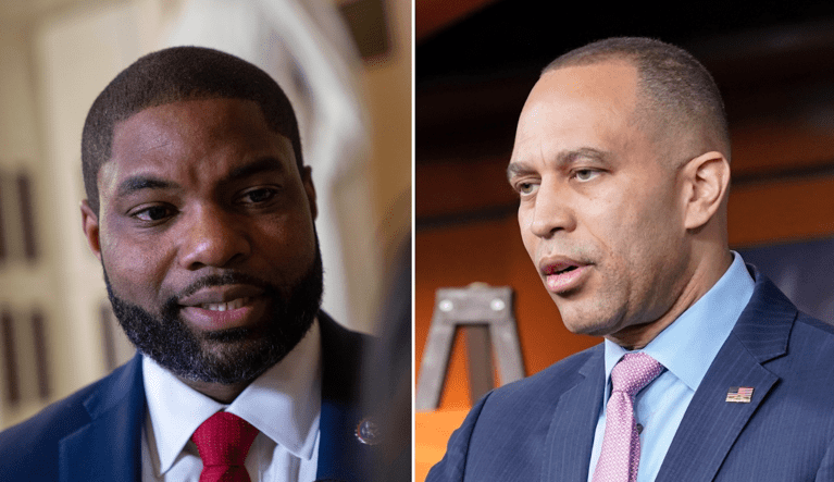Rep. Byron Donalds (R-FL) and House Minority Leader Hakeem Jeffries (D-NY).