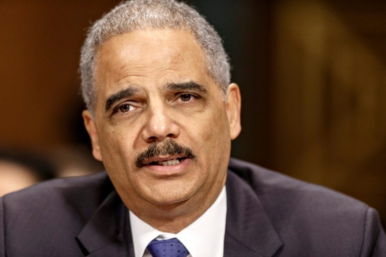 During a speech at the Georgetown University Law Center on Tuesday, Attorney General Eric Holder declared that he wanted to extend voting rights for felons after being released from prison. (AP Photo)