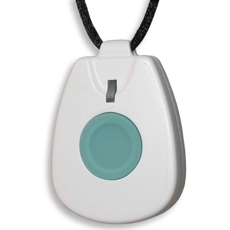 This undated photo provided by the U.S. Consumer Product Safety Commission shows a Linear Personal Emergency Reporting System (PERS) Transmitter. The transmitters are being recalled because the batteries used in the transmitters can fail to emit a low battery warning leading the user to believe the transmitter is functioning and not generate a warning. (AP Photo/U.S. Consumer Product Safety Commission)