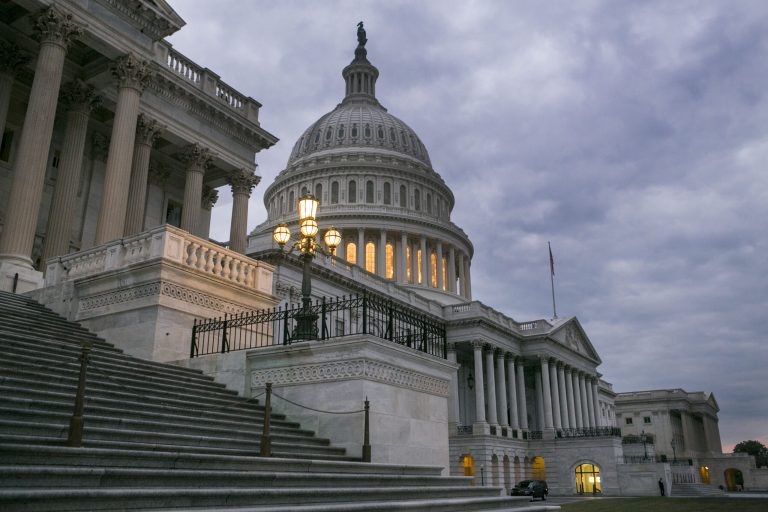Senate passes measure to restore Trump-era ‘public charge’ rule Dark clouds loom over the Capitol building early on Tuesday morning, the first day of the government shutdown, Tuesday, October 1st, 2013