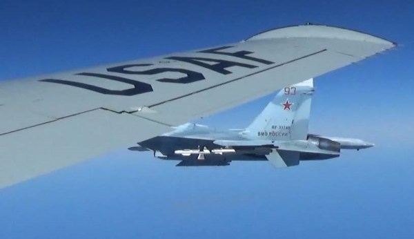New photos show Russian jet getting dangerously close to Air Force plane