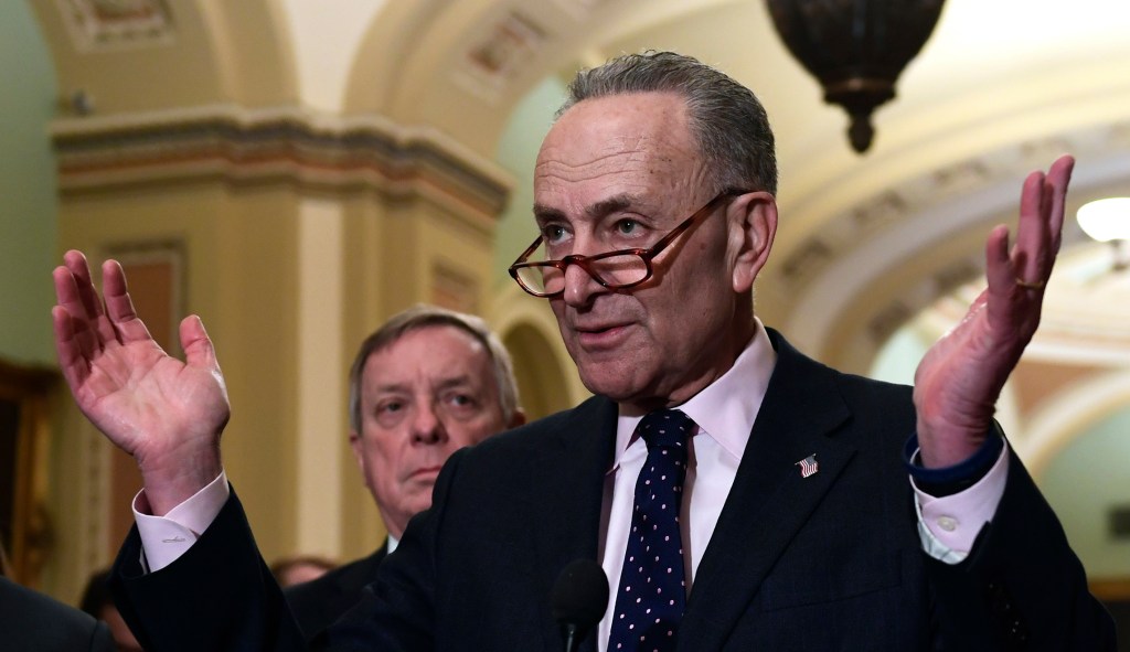 Chuck Schumer: Trump’s response on domestic abuse ‘not good enough’
