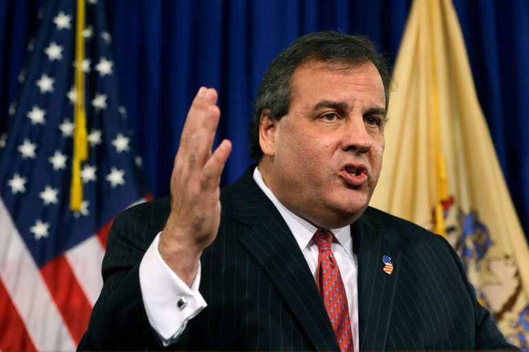 New Jersey Gov. Chris Christie speaks during a news conference Thursday, Jan. 9, 2014, at the Statehouse in Trenton. N.J. Christie has fired a top aide who engineered political payback against a town mayor, saying she lied. Deputy Chief of Staff Bridget Anne Kelly is the latest casualty in a widening scandal that threatens to upend Christie's second term and likely run for president in 2016. Documents show she arranged traffic jams to punish the mayor, who didn't endorse Christie for re-election. (AP Photo/Mel Evans)