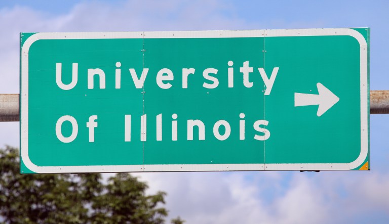 The University of Illinois space reservations policy only allows students to assemble as groups on campus in two places: the Anniversary Plaza and the Quad Crosswalk.