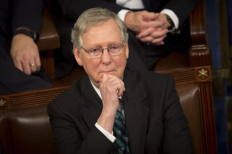 The TPP's unpopularity has prompted Senate Majority Leader Mitch McConnell, R-Ky., to say he will not bring it up until after the November election. (Bloomberg photo)