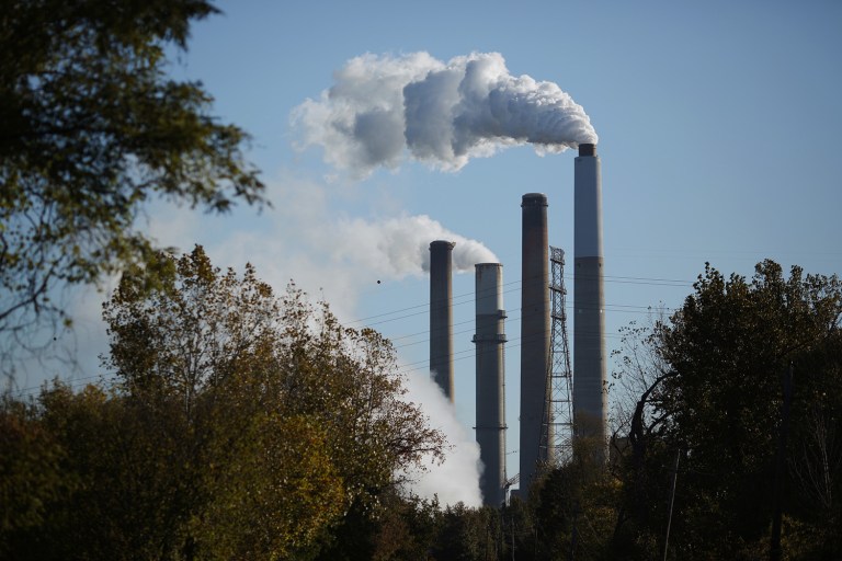 Clinton's wariness stems from lack of support in the Republican-controlled Congress for a carbon tax. (Luke Sharrett/Bloomberg)