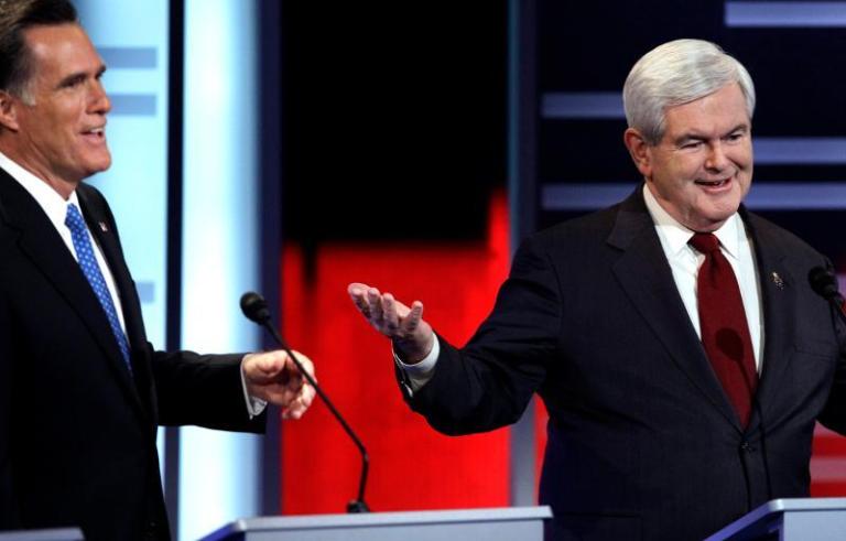 Gingrich plays defense at GOP debate