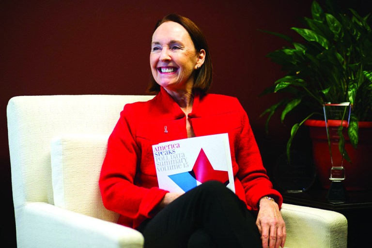 Mary Woolley is president of Research!America, a nonprofit committed to making medical and health research a larger priority in the country. (Graeme Jennings/Examiner)