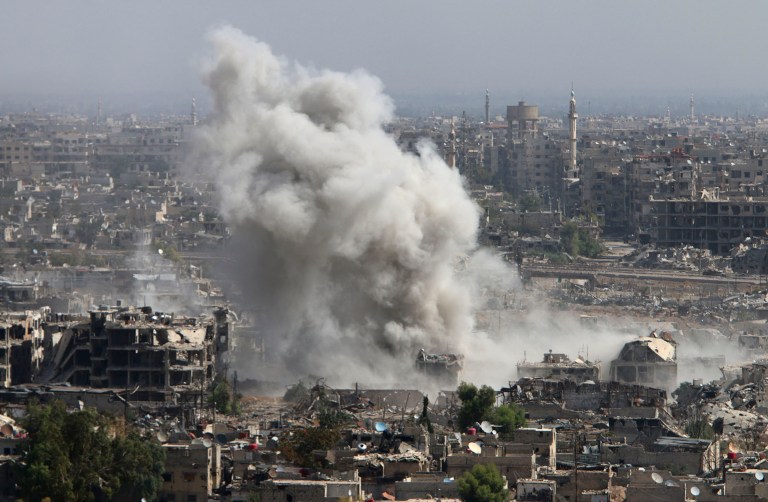 The fuel truck strikes are the most recent effort in Operation Tidal Wave II, the U.S. mission to disrupt the Islamic State's ability to get and sell oil to fund its attacks. (AP Photo)