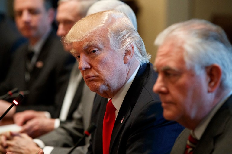 Tillerson certified to Congress this week that Iran has thus far complied with the terms of the plan. (AP Photo/Evan Vucci)