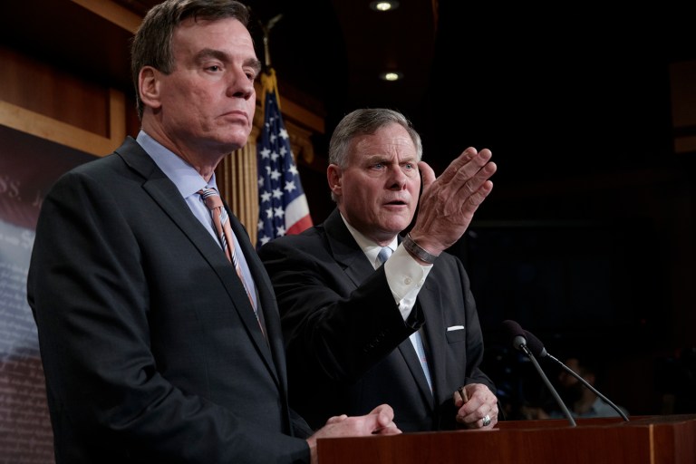 Senate Intelligence Chairman Richard Burr, R-N.C., leading a bipartisan investigation into Russian influence in the 2016 campaign and was re-elected just last year, wasn't happy. (AP Photo/J. Scott Applewhite)