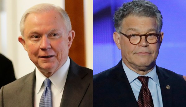 Jeff Sessions shades Al Franken during Senate testimony