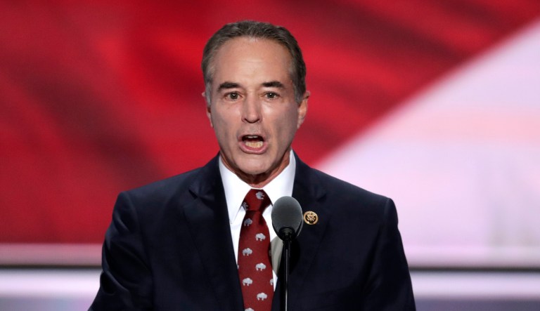 Rep. Chris Collins, R-NY., reportedly has talked up an Australian drug company company on Capitol Hill, a move some of his colleagues view as inappropriate. (AP Photo/J. Scott Applewhite)