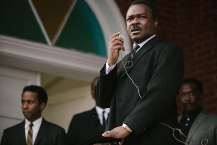 David Oyelowo portrays Dr. Martin Luther King, Jr. in a scene from "Selma." (AP/Paramount Pictures, Atsushi Nishijima)