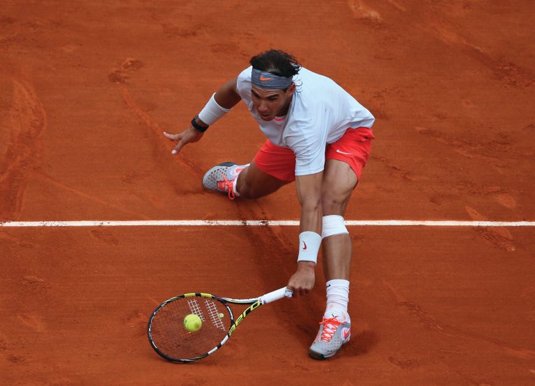 Getty Images
Third-seeded Rafael Nadal lost the first set to 59th-ranked Daniel Brands but came back to win in his first-round French Open match.