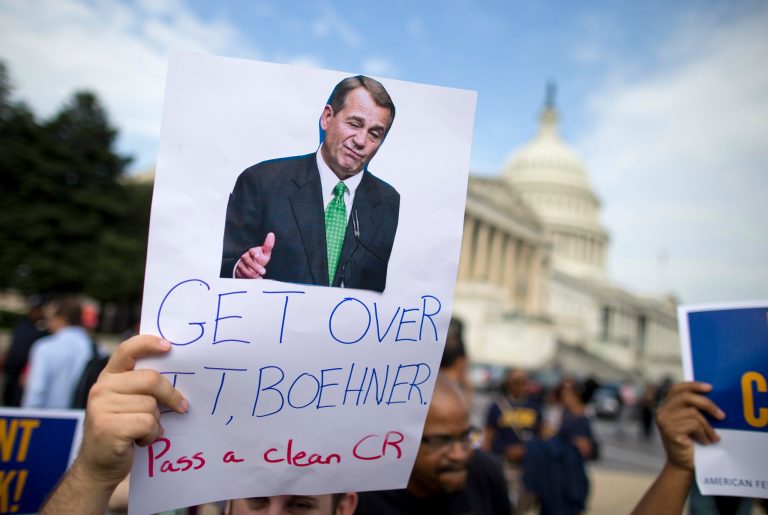 The public blamed the 2013 government shutdown on House Republicans. (AP)