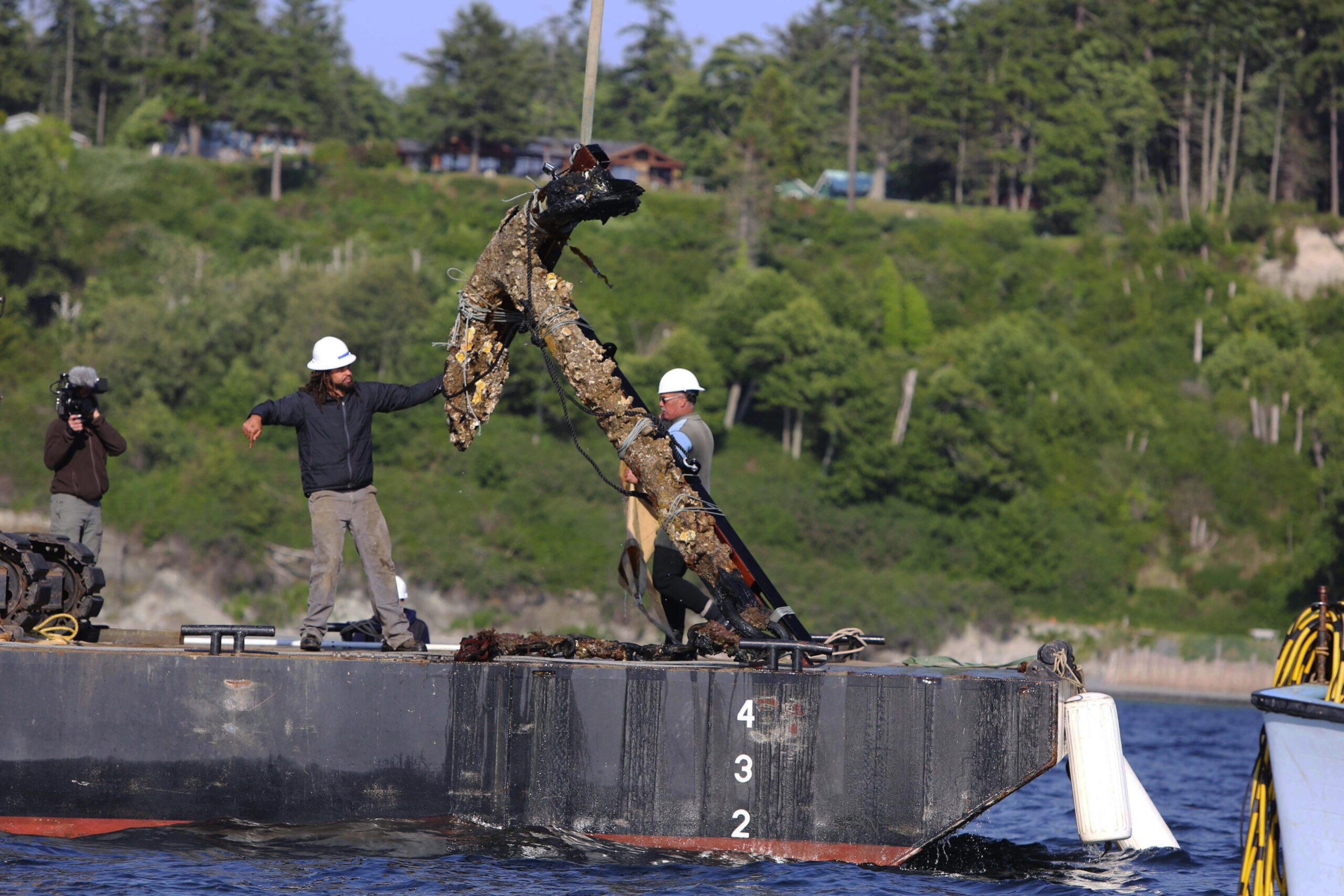 Texas A&M to restore anchor found in Puget Sound
