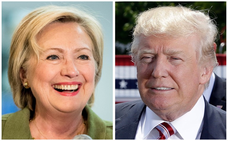Democratic presidential candidate Hillary Clinton, left, and Republican presidential candidate Donald Trump, plan dueling economic speeches this week. (AP Photo)
