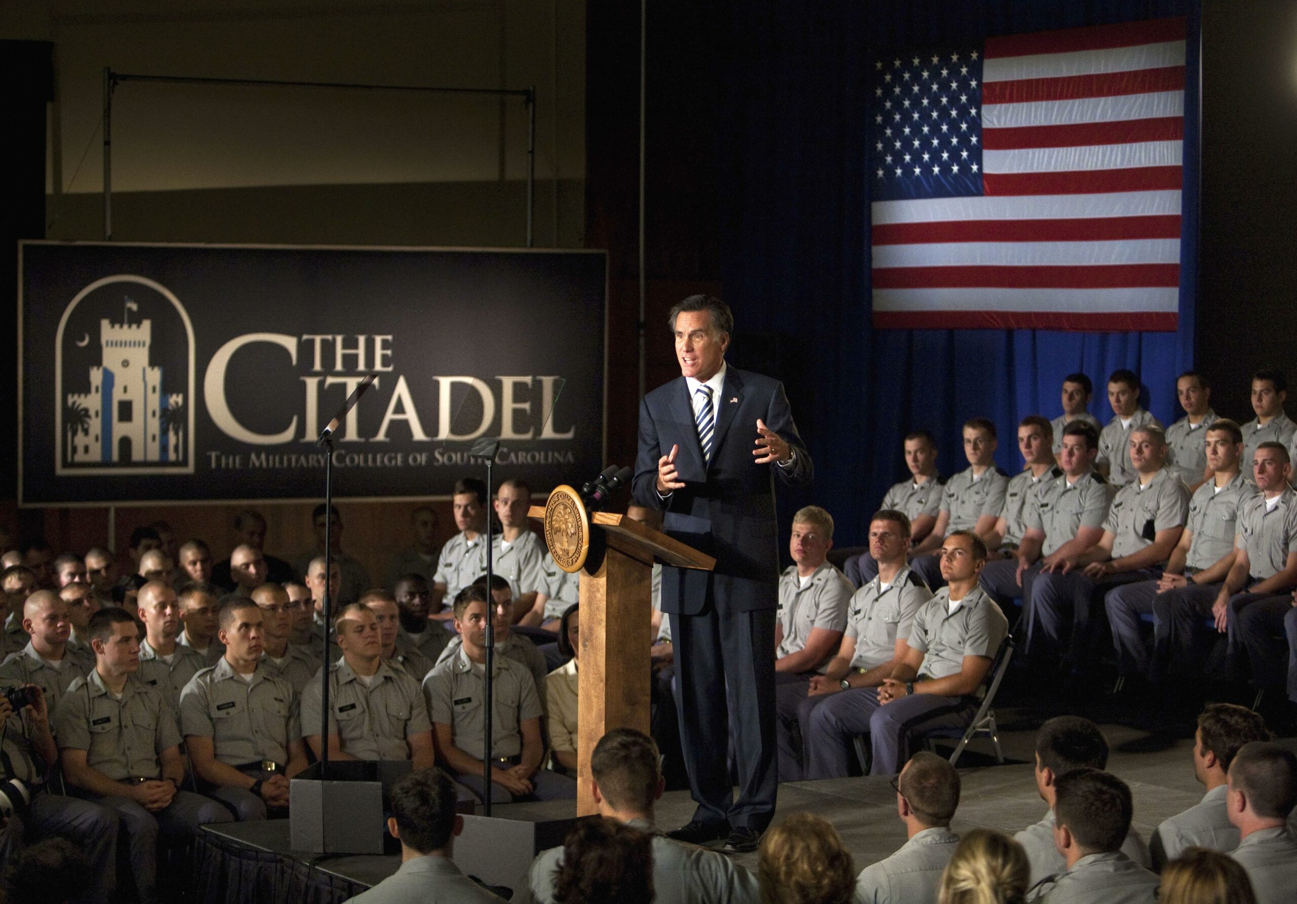 Romney: U.S. should lead, not follow