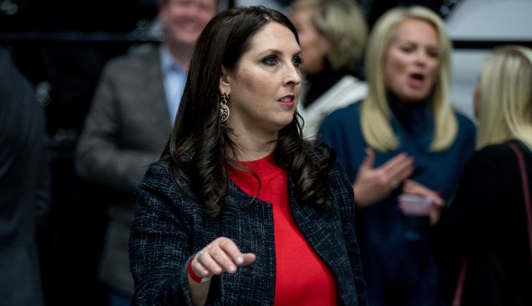 Ronna Romney McDaniel, the chairwoman of the Republican National Committee, said on 