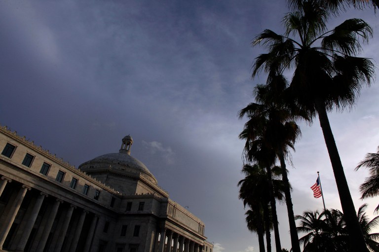 Puerto Rico is at risk of default on Friday, when a $2 billion debt service payment is due that the territory doesn't have. (AP Photo/Ricardo Arduengo, File)