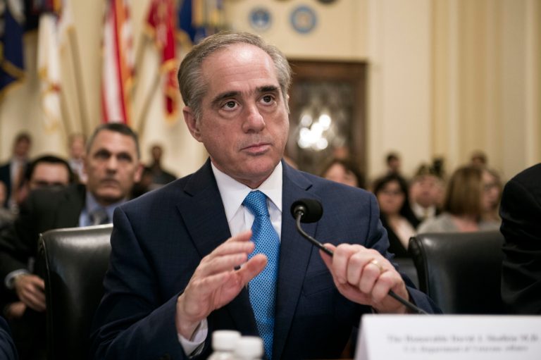 President Trump's VA secretary, David Shulkin pledged in February that he wouldn't hesitate to pull the trigger on employees who need to go. (AP Photo/Cliff Owen)