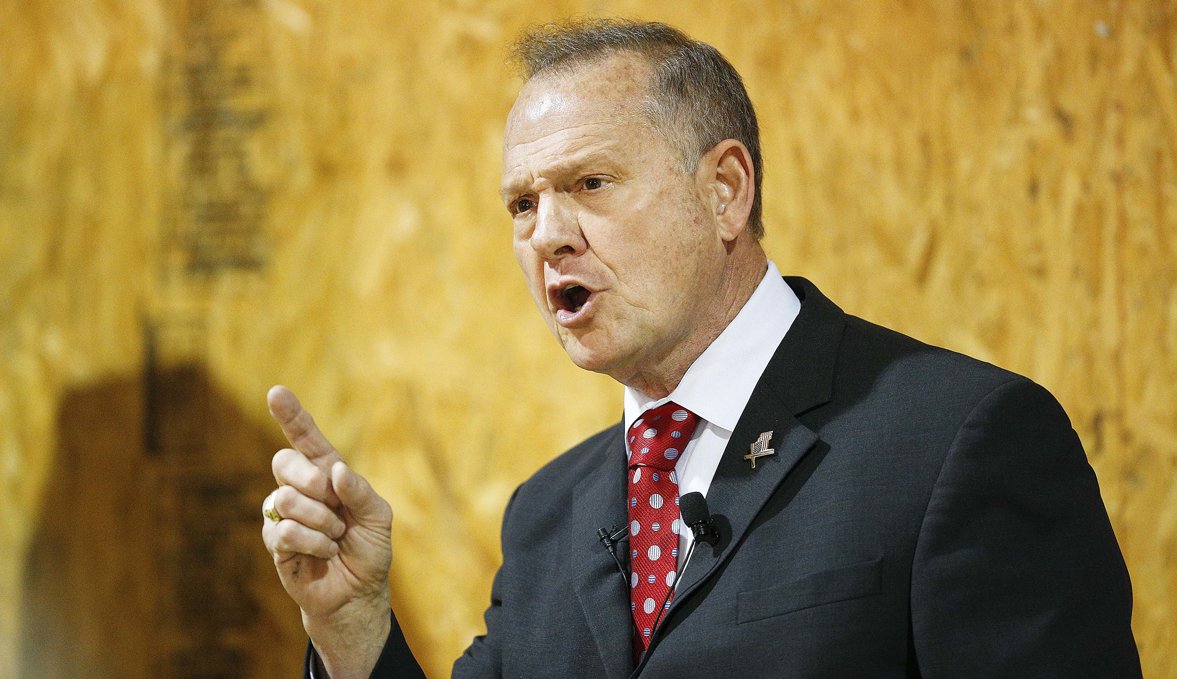 Roy Moore isn’t taking his loss well