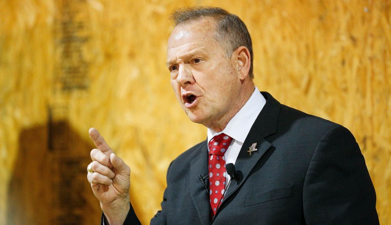 Roy Moore didn't have the character to win the race, and Roy Moore definitely doesn't have the grace needed to lose it well. (AP Photo/Brynn Anderson)