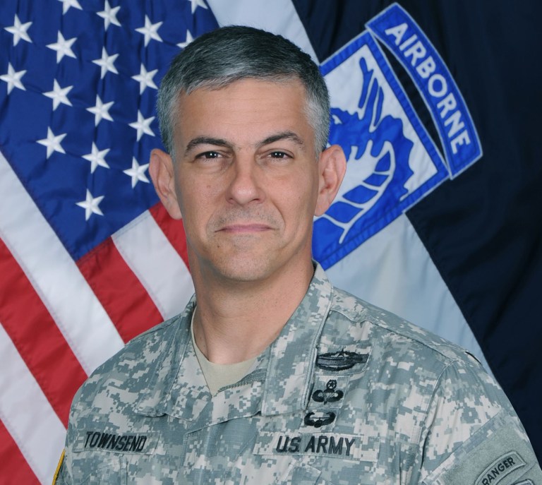 Come August, you will be handing over this fight to another remarkable officer and leader, Lt. Gen. Steve Townsend,
