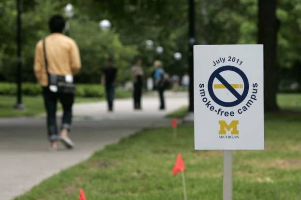 Report: $240k spent on U of Michigan smoking ban