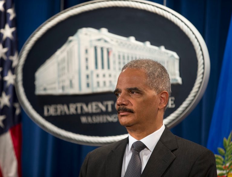 Attorney General Eric Holder participates in a news conference at the Justice Department in Washington Monday, July 14, 2014, where it was announced that Citigroup will pay $7 billion to settle an investigation into risky subprime mortgages, the type that helped fuel the financial crisis. The agreement comes weeks after talks between the sides broke down, prompting the government to warn that it would sue the New York investment bank. The bank had offered to pay less then $4 billion, a sum substantially less that what the Justice Department was asking for. The settlement stems from the sale of securities made up of subprime mortgages, which fueled both the housing boon and bust that triggered the Great Recession at the end of 2007. (AP Photo/Pablo Martinez Monsivais)