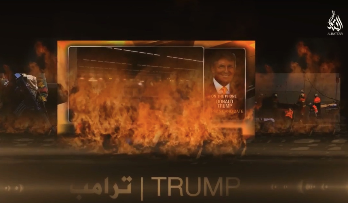 ISIS supporter releases video celebrating Brussels attack, uses images of Trump