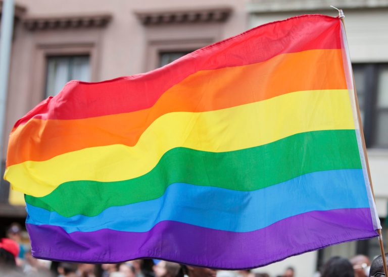 Pride flag.
