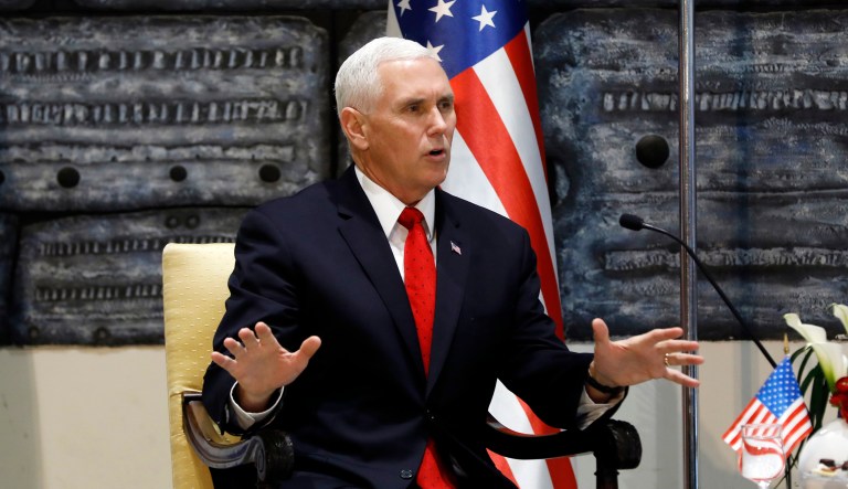 Vice President Mike Pence said, 