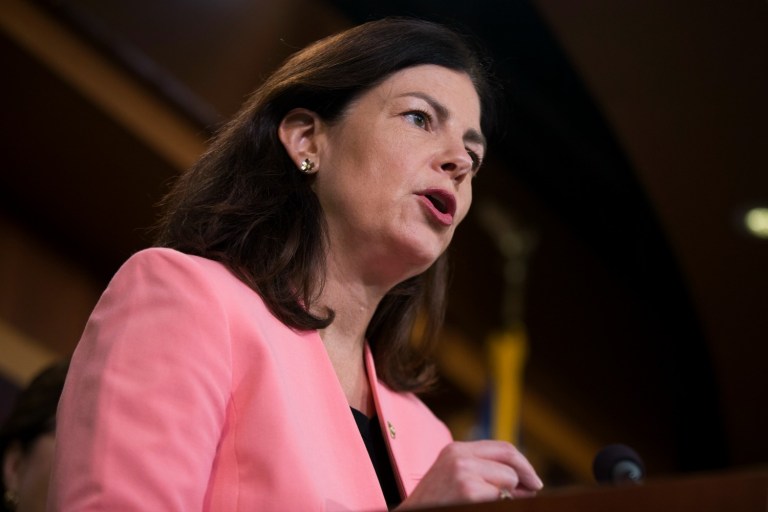 Sen. Kelly Ayotte, R-N.H., has not officially come out for Donald Trump yet, but on Monday she said the Republican Party's presidential nominee could 