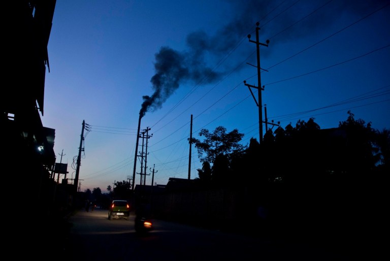 From the candidates' first meeting in Hempstead, New York to their last in Las Vegas, Nevada, neither fielded a single question about climate change. (AP Photo/Anupam Nath)