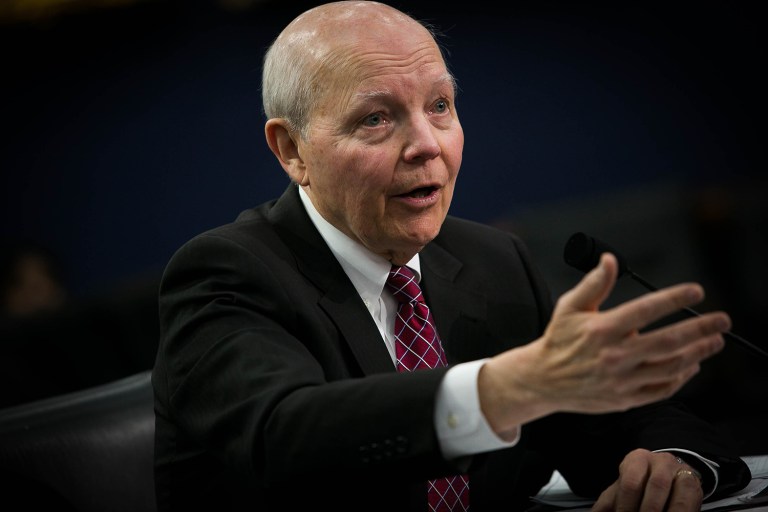 Some conservatives say Koskinen has not been forthcoming with Congress about missing IRS emails associated with past targeting of conservative groups seeking tax-exempt status. (Graeme Jennings/Examiner)