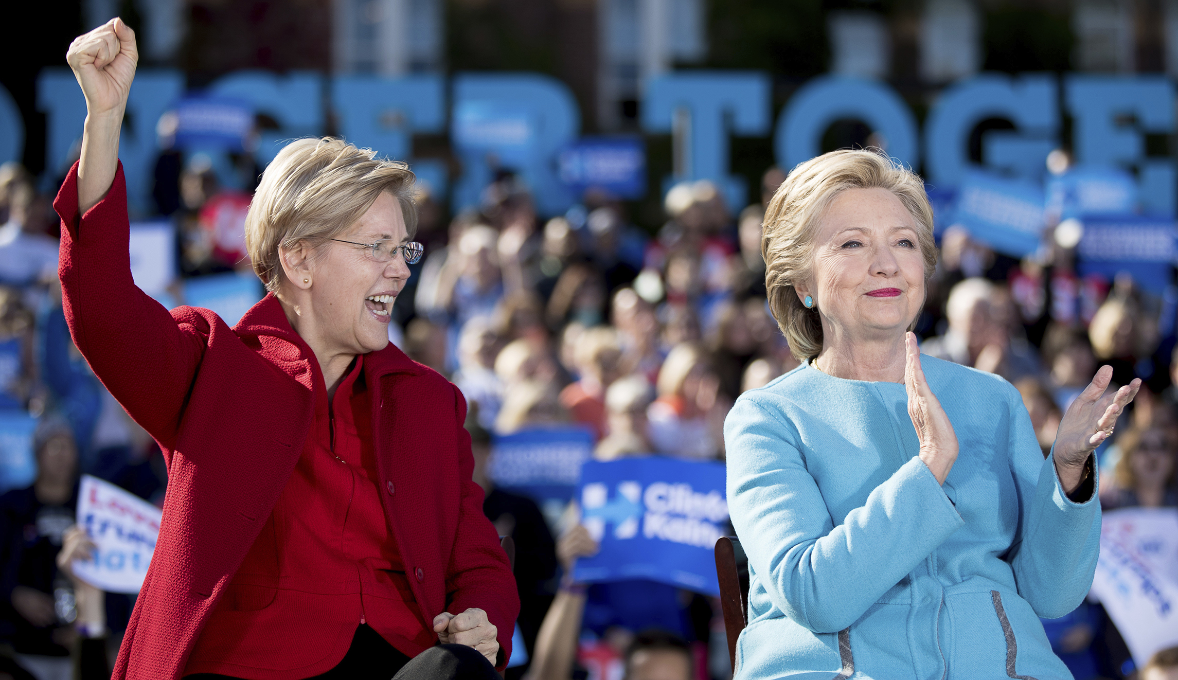 Hillary Clinton considered Elizabeth Warren as a running mate
